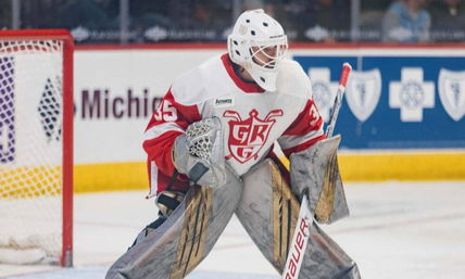 One Former Red Wings Goalie Helping Another