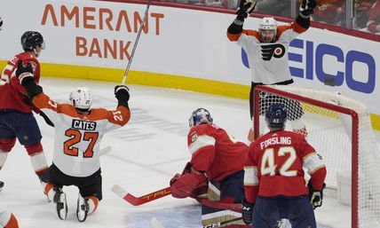 Cates Leads Third Period Comeback, Flyers Win 4-3 Agaisnts the Defending Champs