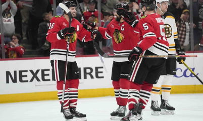 Vlasic Breaks Through, Martinez Struggles in Blackhawks Loss to Bruins