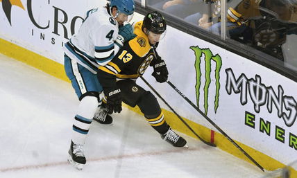 Bruins Survive Sharks With Late Push in Third Period