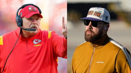 Travis Kelce rocking vintage Super Bowl XXXI hat before historic three-peat pursuit has special Andy Reid connection to it