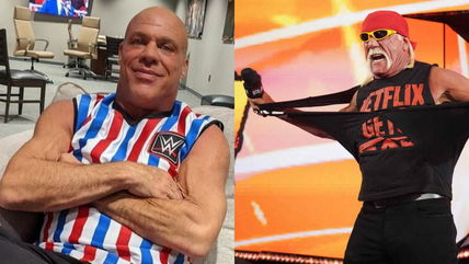 “Incredible human being,” WWE Hall of Famer Kurt Angle has different perspective on Hulk Hogan getting booed out of arena on Raw Netflix debut