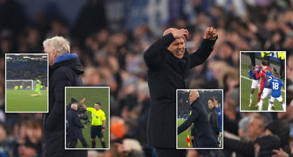 “Showing his true colours” – Fans react as Arne Slot LOSES his cool after Everton clinch last-minute equalizer against Liverpool