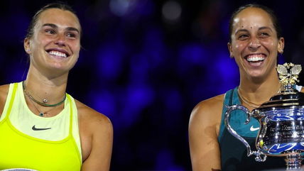 Aryna Sabalenka sarcastically blames her team after the Australian Open final defeat to Madison Keys