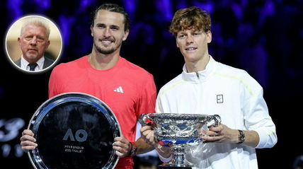 Boris Becker points out ‘big difference’ between Jannik Sinner and Alexander Zverev that resulted in one-sided Australian Open final