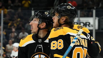 Brad Marchand’s wife shares pictures with David Pastrnak and his family amidst rift rumors among Bruins teammates