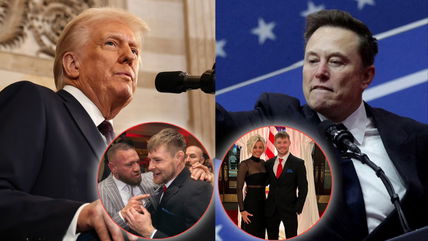 Elon Musk-hating UFC fighter having a time of his life with Conor McGregor at Donald Trump’s inauguration party leaves fans in splits