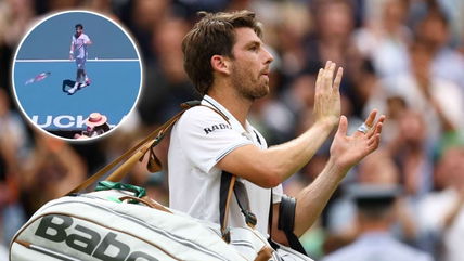 WATCH: Cameron Norrie accidentally throws a racket into the crowd and hits a woman at the Auckland Open