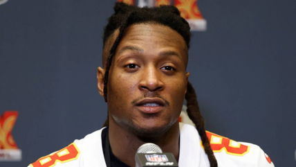 Chiefs’ DeAndre Hopkins, for a change, remains unhappy about multiple controversial calls by referees after Super Bowl loss