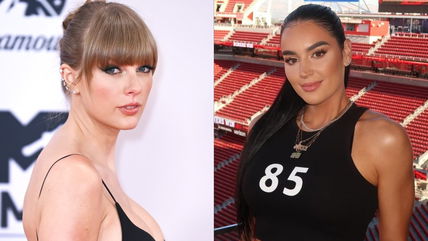 “Who is she?” – Fan comment starts unnecessary Claire Kittle vs Taylor Swift battle bringing Swifties to defend Grammy-winning artist