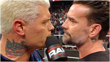 WATCH: CM Punk and Cody Rhodes engage in heated back-and-forth on Raw ahead of the Royal Rumble