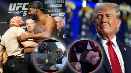 Conor McGregor and Jon Jones recreate viral ‘Rolex’ video at Donald Trump’s inaugural party