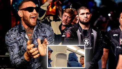 Conor McGregor following Frontier Airlines on socials, after rival Khabib Nurmagomedov deplaned: “Let the games begin”