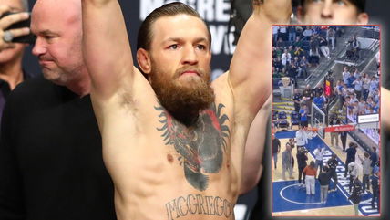 (Video) Fan footage reveals UFC superstar Conor McGregor attending BYU basketball game and energizing the crowd