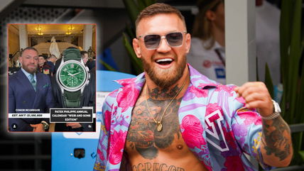 Conor McGregor shows off $1 million luxury watch at Donald Trump inaugural event