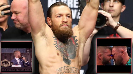 Conor McGregor recreates iconic moment with Jeremy Stephens at wild BKFC event