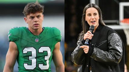 Eagles’ Cooper DeJean hopes to break Iowa alumni Caitlin Clark’s heart at Super Bowl LIX