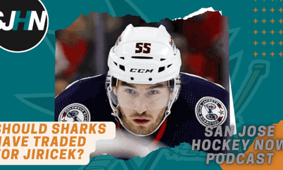 Should Sharks Have Traded for Jiricek?