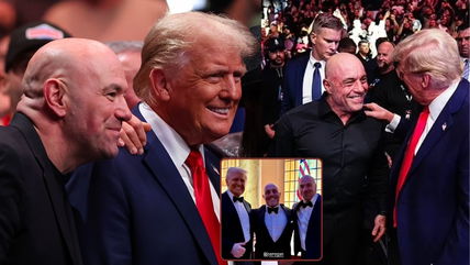 (In photos) Joe Rogan and Dana White show out in classy suits alongside Donald Trump at inauguration party