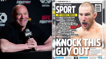 Dana White laughs off Australian newspaper’s public request to KO Sean Strickland: “Called gun laws pathetic”