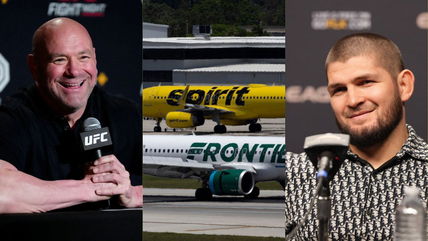 Dana White yet again TROLLS Frontier Airlines for rudely removing Khabib Nurmagomedov with Wall Street Journal post