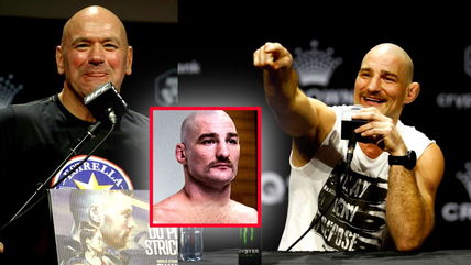 Dana White cracks up crowd with reaction to Sean Strickland’s BOLD ‘Mario’ stache ahead of UFC 312