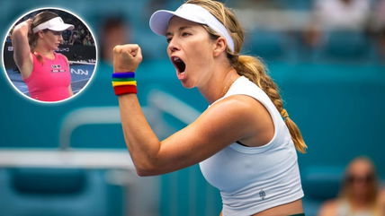 (Video) Danielle Collins gets heavily booed by the Australian Open crowd for her match-winning celebrations against Destanee Aiava