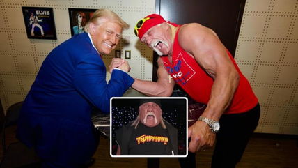 “he’s having a heart attack”- Wrestling fans go BERSERK on Hulk Hogan over his antics on Fox News as Donald Trump gets officially inaugurated as the US prez