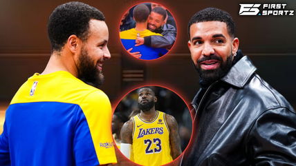 Steph Curry daps up Drake amidst ‘beef’ with LeBron James sparking reactions: “What an actual brother looks like”