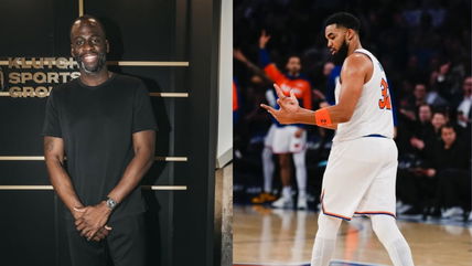 NBA fans call out New York Knicks players dapping up Draymond Green amid his Karl-Anthony Towns standoff