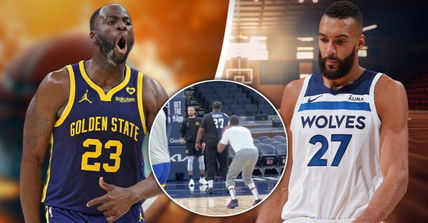 Draymond Green Using Rudy Gobert ‘Mannequin’ During Shootaround Has Basketball Fans Losing It – “Splashin’ Threes off Pure Hate”