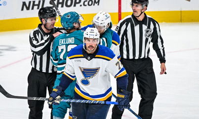 Askarov Strong in Sharks Debut, Drops 3-2 Shootout to Blues