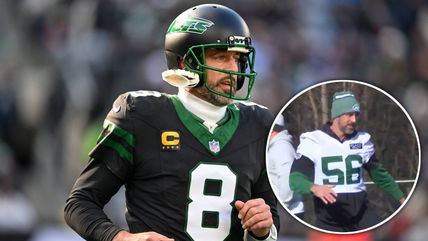 End of the journey? Aaron Rodgers swaps shirt with teammate in final training session ahead of possible final game for Jets