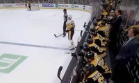 Penalties: Malkin Gets Jabbed from Bruins Bench, Swings Stick at Zadorov