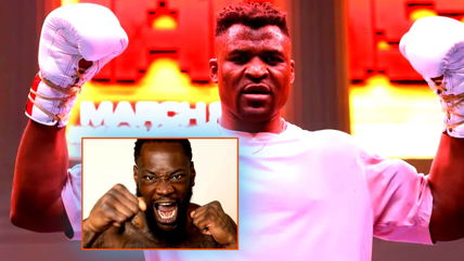 Fans puzzled as Francis Ngannou confirms Deontay Wilder as next outing: “PFL got scammed”