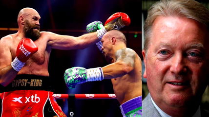 Frank Warren walks back on ROBBERY, still thinks Tyson Fury beat heavyweight king Oleksandr Usyk