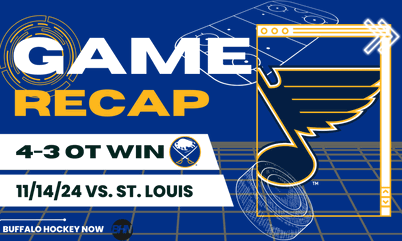 Sabres Overcome Obstacles in Overtime Win Over Blues