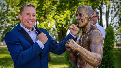 “Looks like Obama” – UFC legend Georges St-Pierre’s statue resurfaces and has fight fans in splits