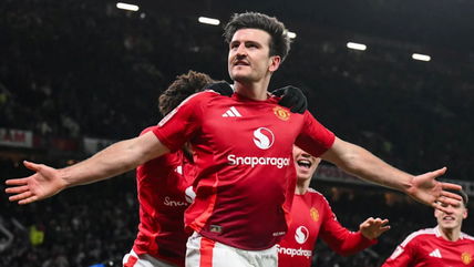 “Redemption arc complete” – Fans in disbelief as Harry Maguire’s last-minute goal hands Manchester United win in FA Cup