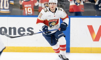 The Latest on Florida Panthers Rookie Mackie Samoskevich