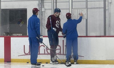 Valeri Nichushkin Skates After Team Practice