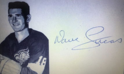 Obit: Red Wings Lucas Joined His Only NHL Game in Progress