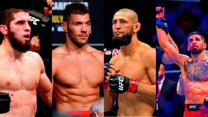 Internet goes wild as Team Khamzat Chimaev drops shocking news on Islam Makhachev vs. Ilia Topuria