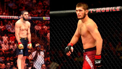 3 poetic parallels in Islam Makhachev and Khabib Nurmagomedov’s legendary title run