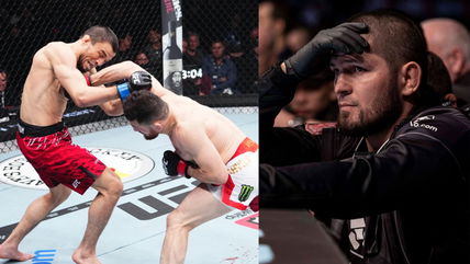 Distraught Coach Khabib’s reaction after Umar Nurmagomedov loss at UFC 311 revealed