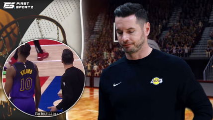 (Video) ‘Furious’ JJ Redick takes the floor as LeBron James and Lakers struggle mightily against Sixers