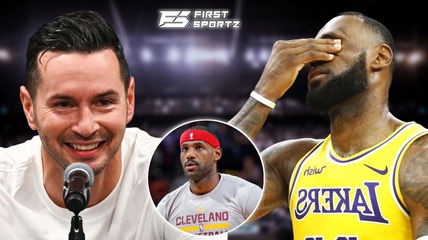 (Video) LeBron James’ wild moustache days put on blast in Lakers locker room during hilarious JJ Redick speech