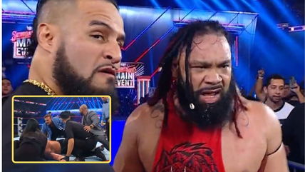 “Arrest that man”- Wrestling fans terrified as Jacob Fatu leaves former Universal Champion covered in blood after sickening assault at Saturday Night’s Main Event