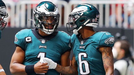 Despite Jalen Hurts’ Season-High, DeVonta Smith Says Eagles Offense Needs to Get on ‘Same Page’ After First Loss