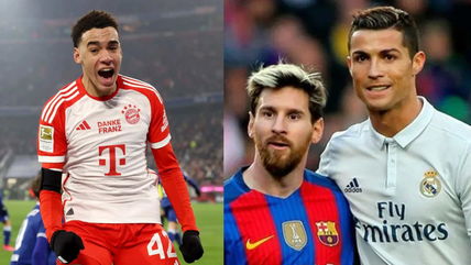 Jamal Musiala picks between Lionel Messi and Cristiano Ronaldo